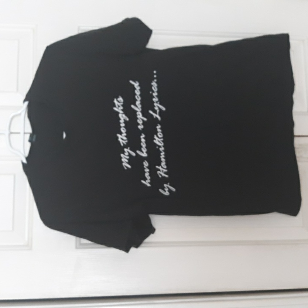 Hamilton t shirt my thoughts have been replaced by hamilton lyrics